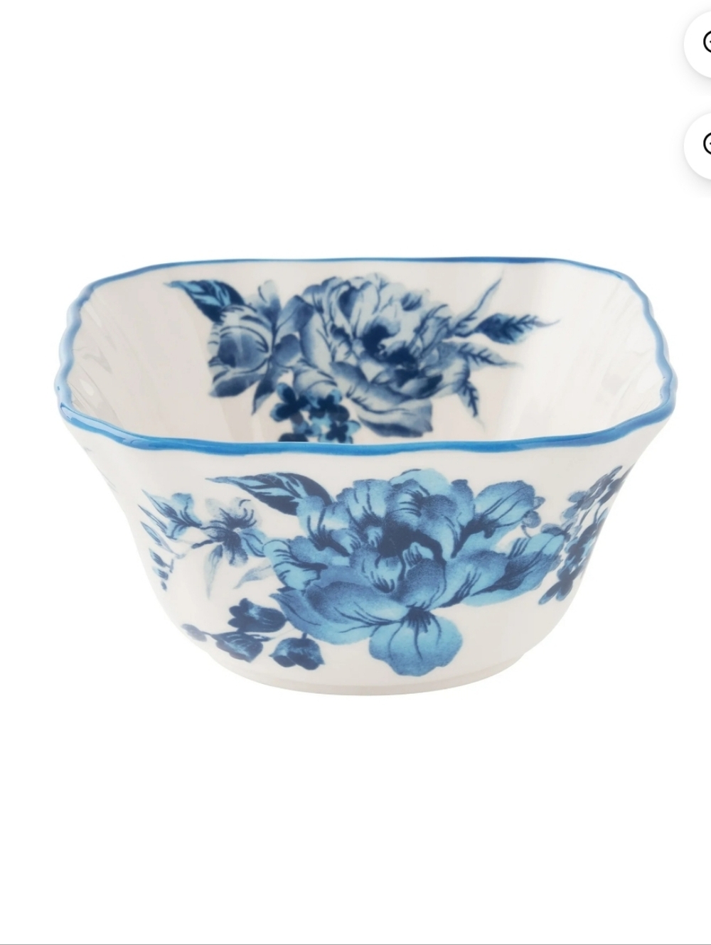 💙 4pk New The Pioneer Woman Delilah Blue and White Floral Serving Bowls - Picture 4 of 5